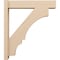 Ekena Millwork 6-in W x 28-in D x 32-in H Balboa Block Rough Cedar Woodgrain TimberThane Outlooker, Primed Tan OUTUR060X28X32BOA44RCPR - alternate 5